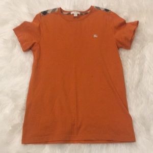 Orange Burberry Youth Shirt